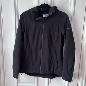 Women’s Columbia Kruser Ridge Soft Shell Zip Up Fleece Lined Jacket Black M